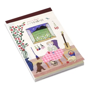 ひまわりパーク六本松様 販売用 ｜10柄セットメモ帳（クロス巻きメモ帳）
