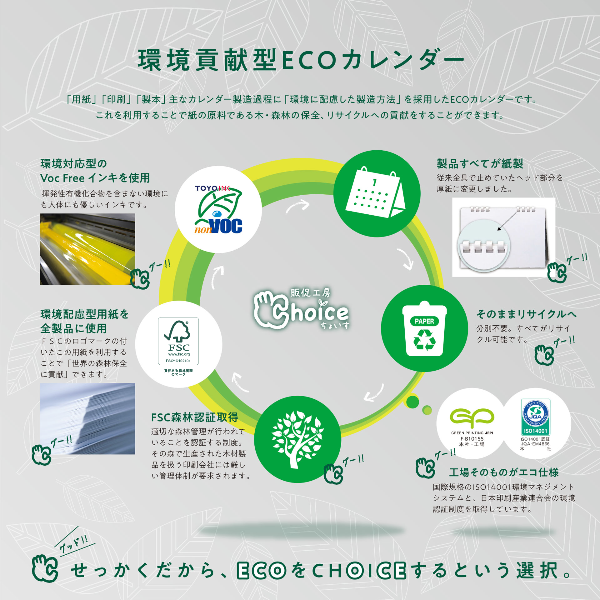環境貢献型ECOカレンダー